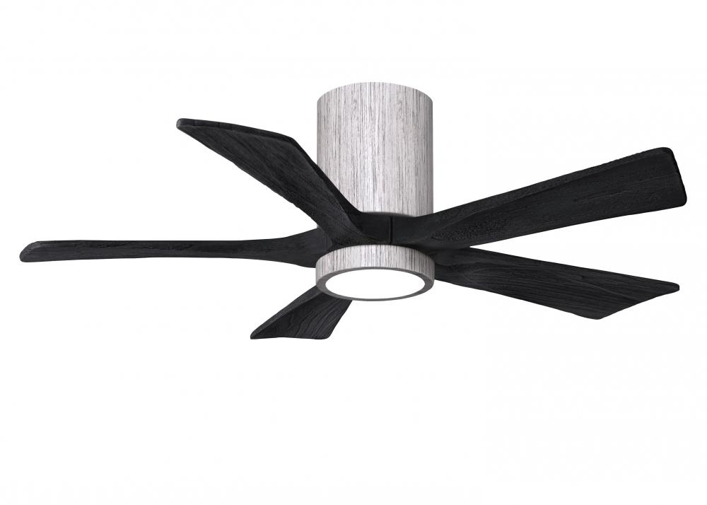 Irene-5HLK - 42&#34; Five Blade Flush Mount Paddle Fan - 5CCT Integrated LED - Barn Wood Tone Finish