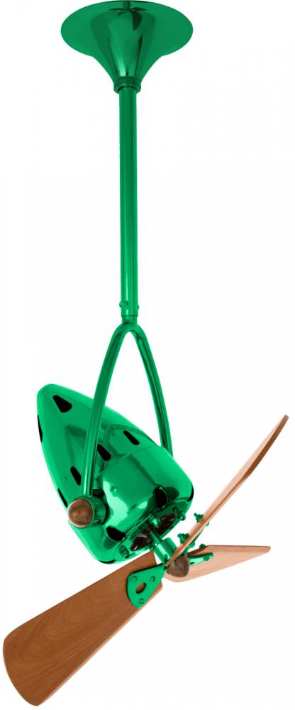 Jarold Direcional - Directional Ceiling Fan - Esmerelda Finish - Wood Blades