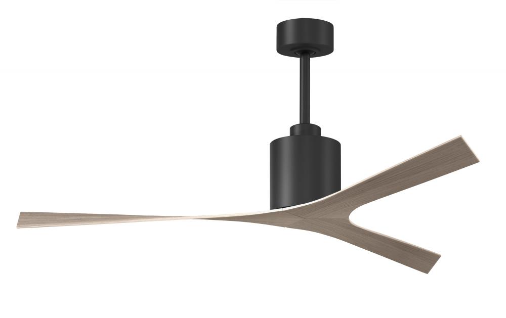 Molly - Ceiling Fan - Matte Black Finish - Gray Ash Tone Blades