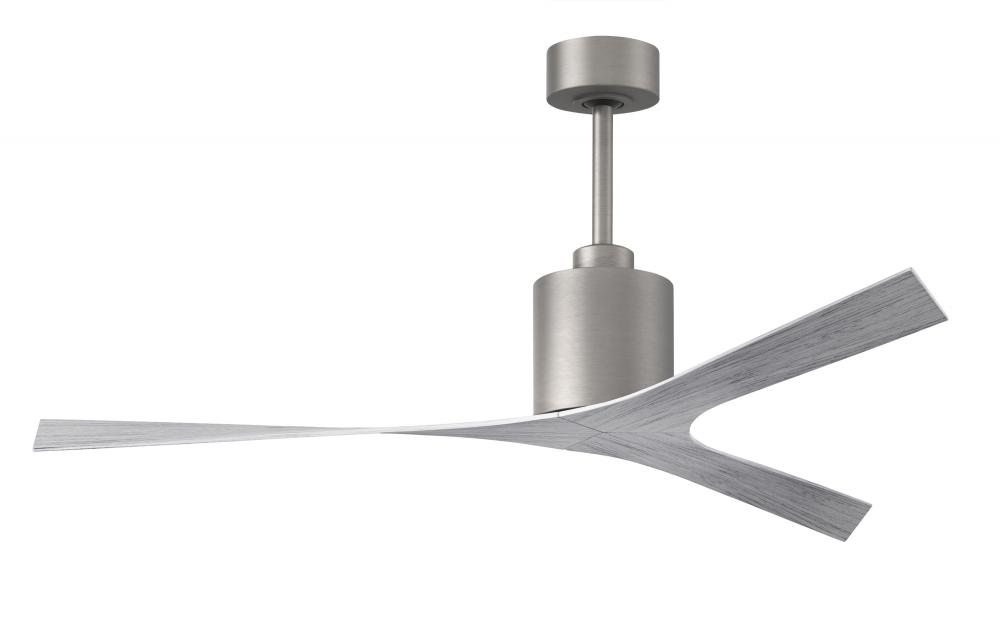 Molly - Ceiling Fan - Brushed Nickel Finish - Barn Wood Tone Blades