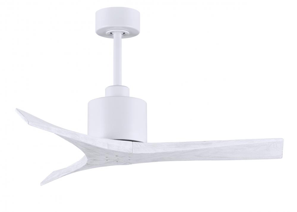 Mollywood - 42&#34; Ceiling Fan - Matte White Finish - Matte White Blades