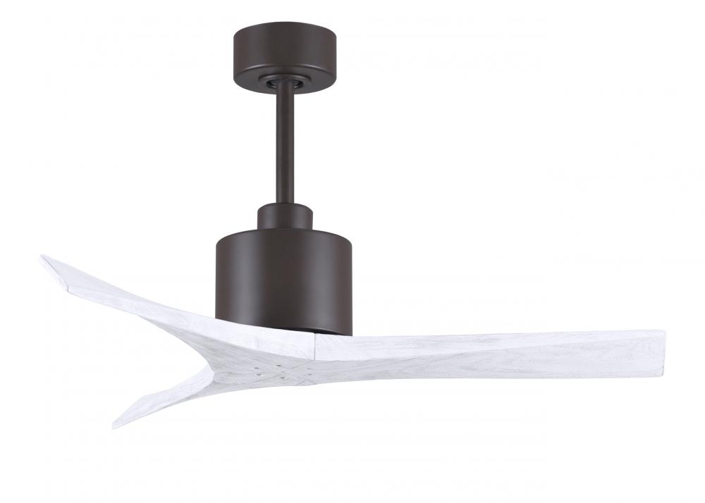Mollywood - 42&#34; Ceiling Fan - Textured Bronze Finish - Matte White Blades