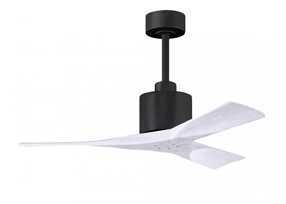 Nan - 42&#34; Ceiling Fan - Matte Black Finish - Matte White Blades