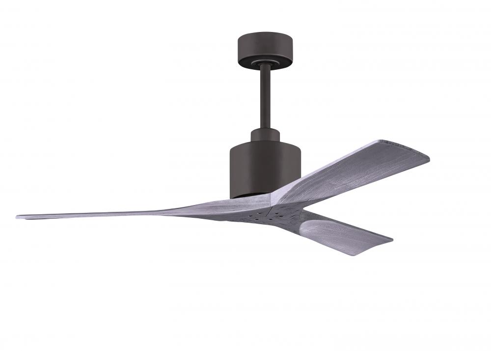 Nan - 52&#34; Ceiling Fan - Textured Bronze Finish - Barn Wood Tone Blades