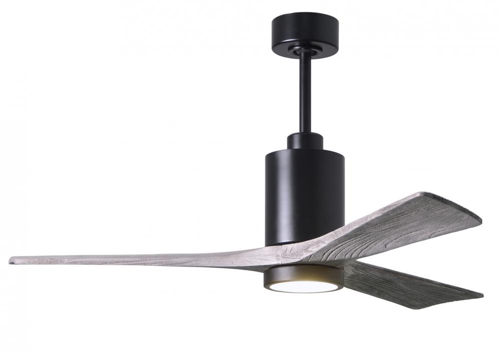 Patricia-3 - 52&#34; Three Blade Ceiling Fan - 5CCT Integrated LED - Matte Black Finish