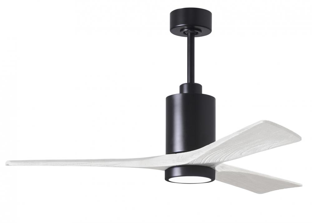 Patricia-3 - 52&#34; Three Blade Ceiling Fan - 5CCT Integrated LED - Matte Black Finish
