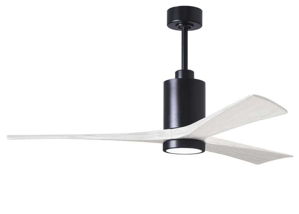 Patricia-3 - 60&#34; Three Blade Ceiling Fan - 5CCT Integrated LED - Matte Black Finish