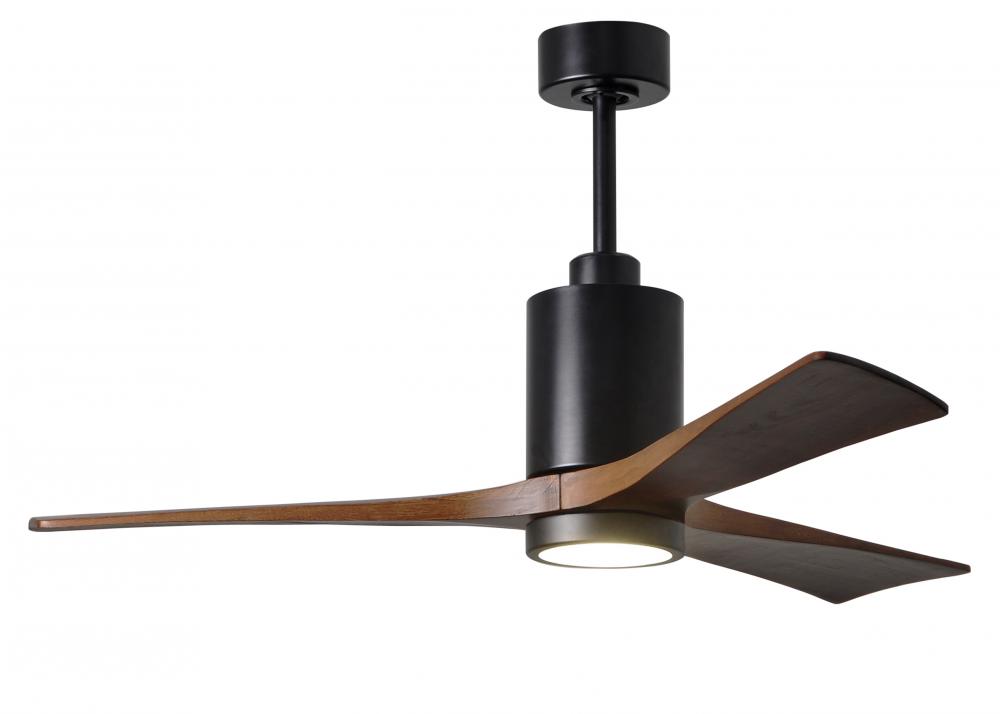 Patricia-3 - 52&#34; Three Blade Ceiling Fan - 5CCT Integrated LED - Matte Black Finish