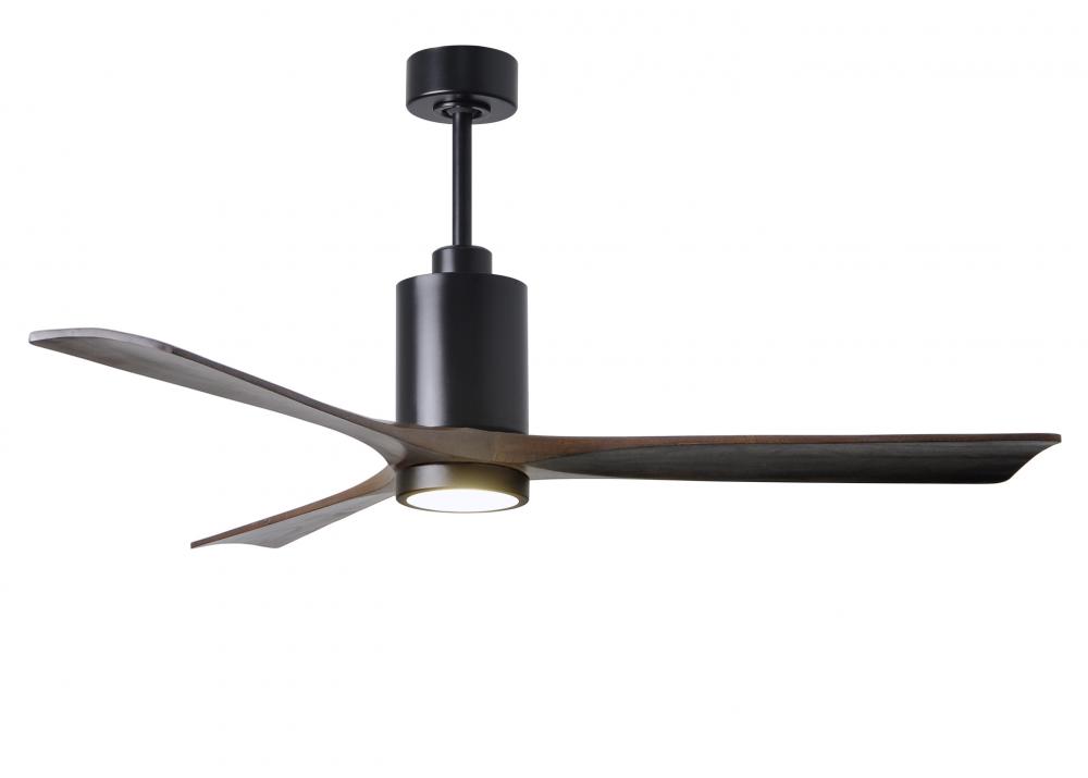 Patricia-3 - 60&#34; Three Blade Ceiling Fan - 5CCT Integrated LED - Matte Black Finish