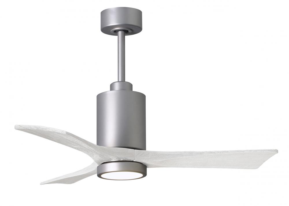 Patricia-3 - 42&#34; Three Blade Ceiling Fan - 5CCT Integrated LED - Brushed Nickel Finish
