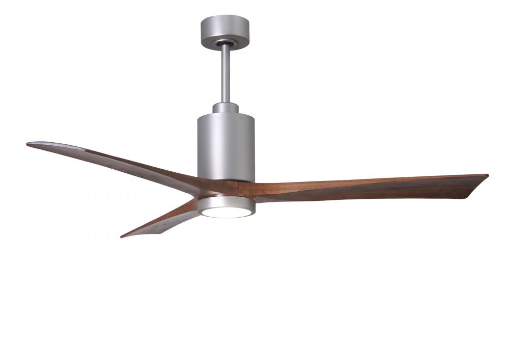 Patricia-3 - 60&#34; Three Blade Ceiling Fan - 5CCT Integrated LED - Brushed Nickel Finish