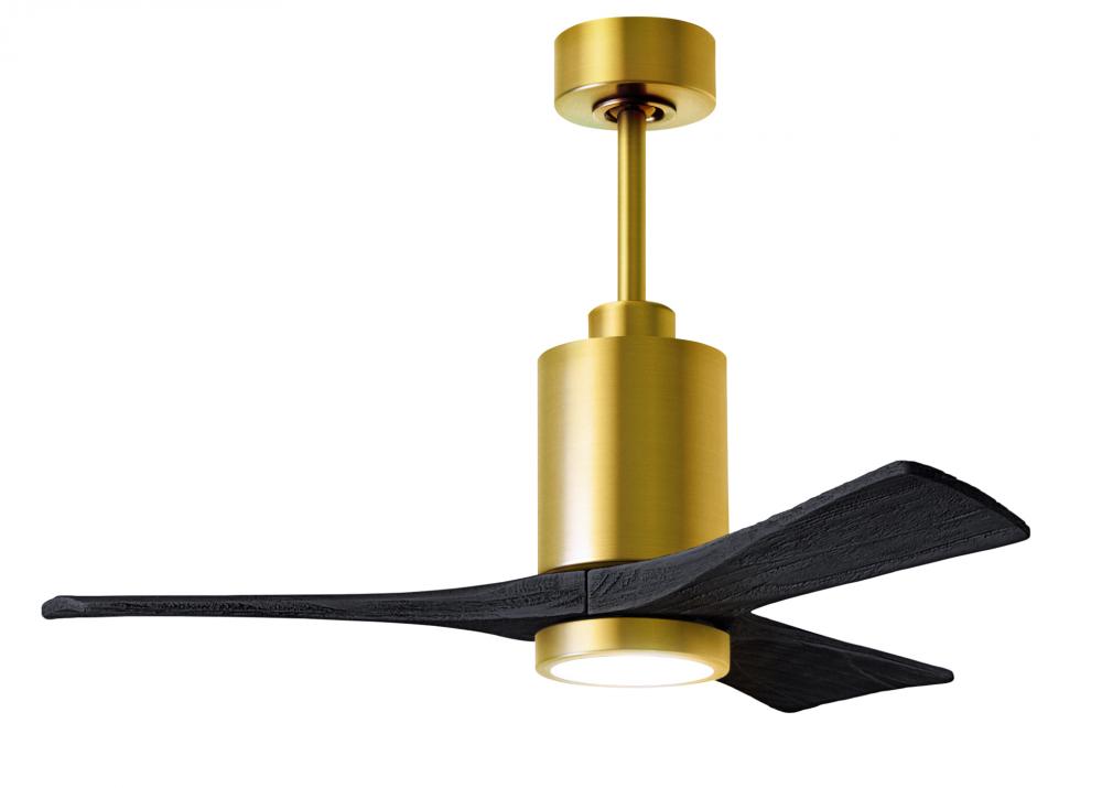 Patricia-3 - 42&#34; Three Blade Ceiling Fan - 5CCT Integrated LED - Brushed Brass Finish