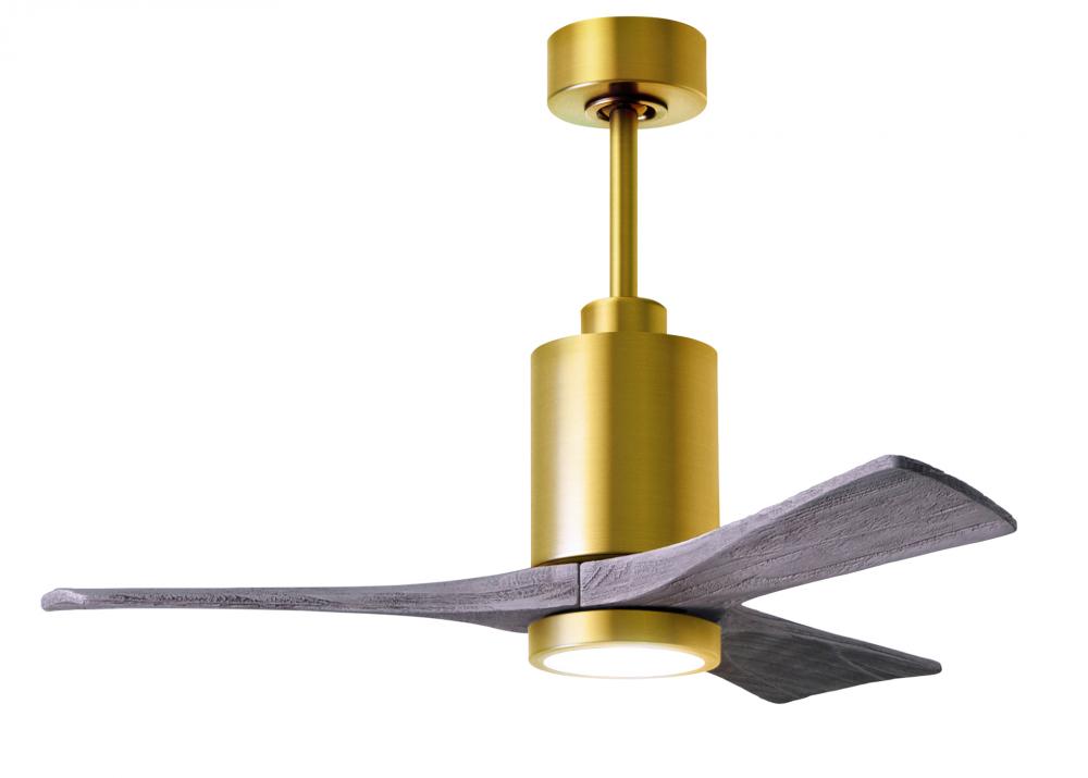 Patricia-3 - 42&#34; Three Blade Ceiling Fan - 5CCT Integrated LED - Brushed Brass Finish