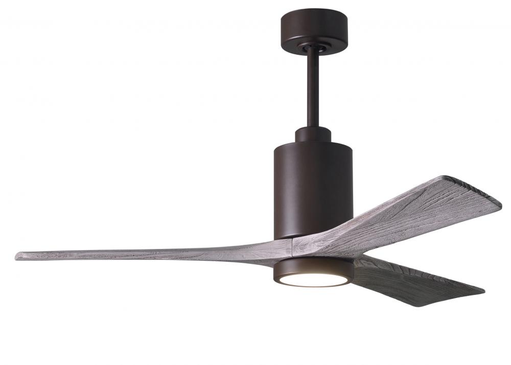 Patricia-3 - 52&#34; Three Blade Ceiling Fan - 5CCT Integrated LED - Textured Bronze Finish