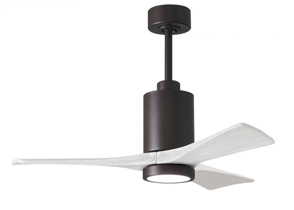 Patricia-3 - 42&#34; Three Blade Ceiling Fan - 5CCT Integrated LED - Textured Bronze Finish