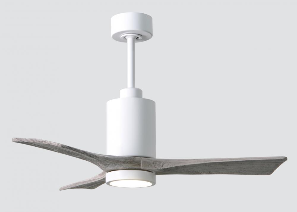 Patricia-3 - 42&#34; Three Blade Ceiling Fan - 5CCT Integrated LED - Gloss White Finish