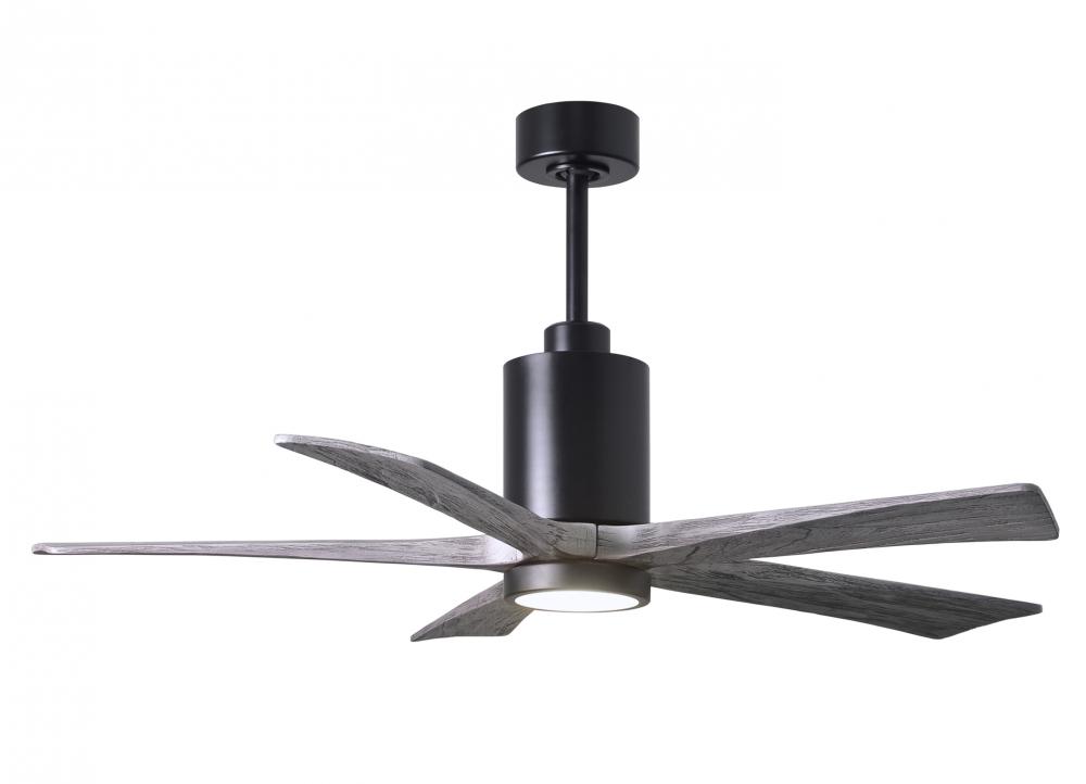 Patricia-5 - 52&#34; Five Blade Ceiling Fan - 5CCT Integrated LED - Matte Black Finish