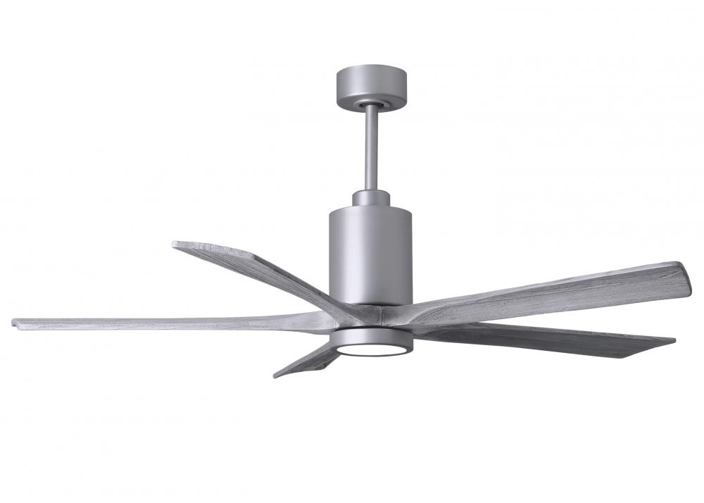 Patricia-5 - 60&#34; Five Blade Ceiling Fan - 5CCT Integrated LED - Brushed Nickel Finish