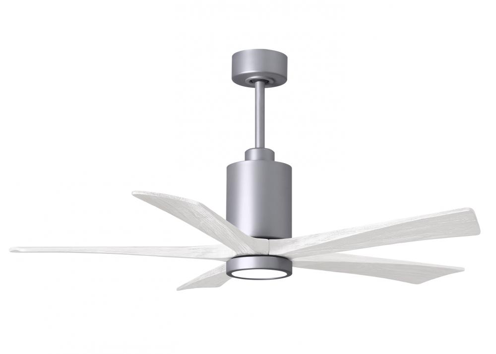 Patricia-5 - 52&#34; Five Blade Ceiling Fan - 5CCT Integrated LED - Brushed Nickel Finish