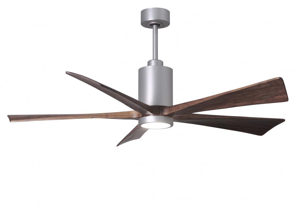 Patricia-5 - 60&#34; Five Blade Ceiling Fan - 5CCT Integrated LED - Brushed Nickel Finish