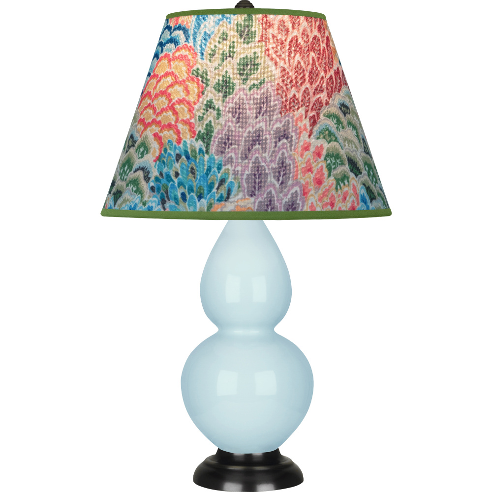 Baby Blue Small Double Gourd Accent Lamp