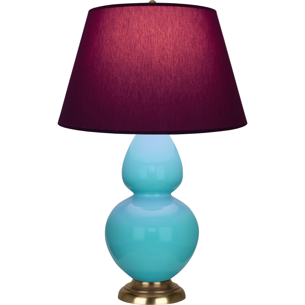 Egg Blue Double Gourd Table Lamp