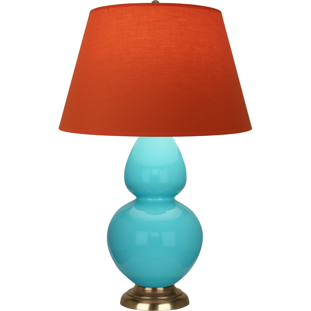 Egg Blue Double Gourd Table Lamp