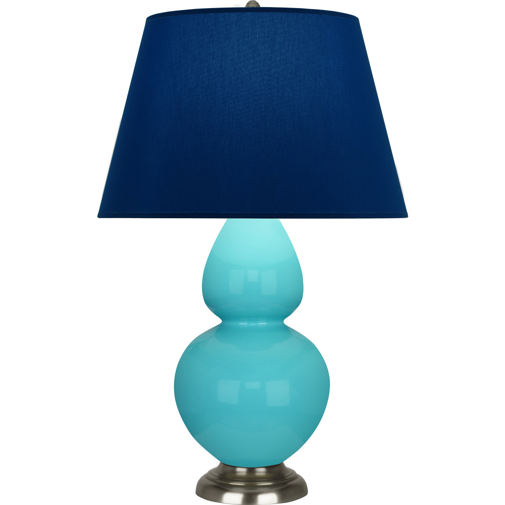 Egg Blue Double Gourd Table Lamp