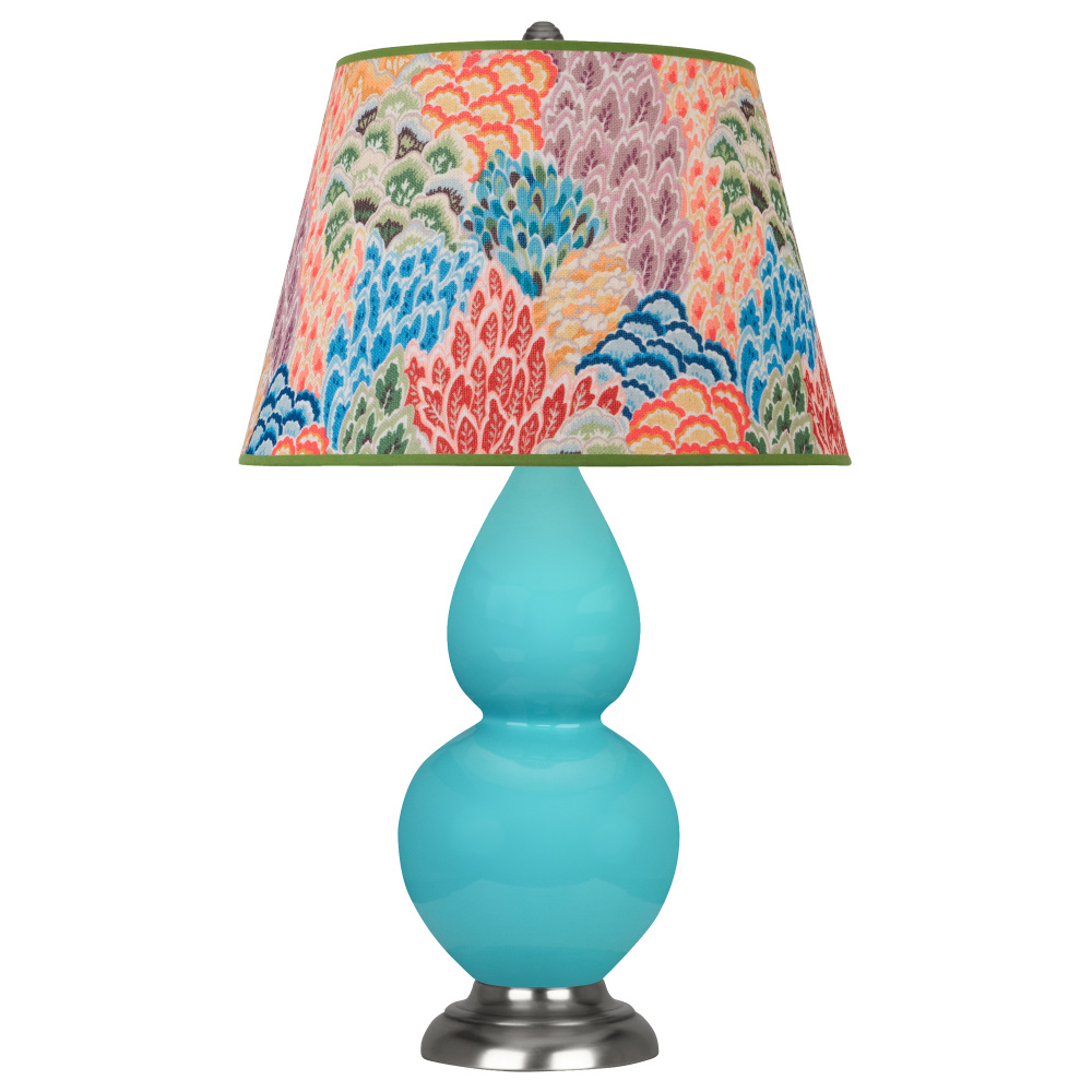 Egg Blue Double Gourd Table Lamp