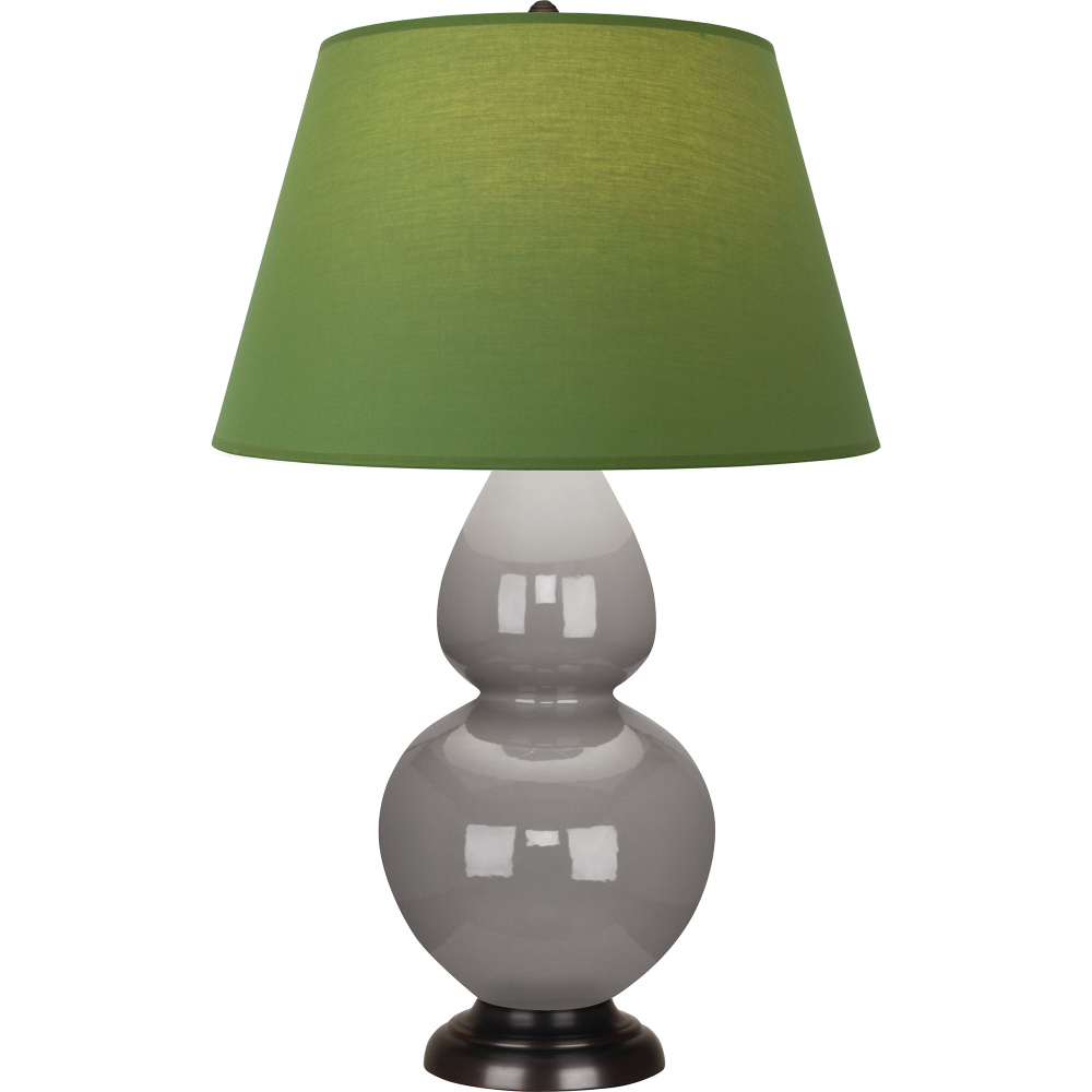 Smokey Taupe Double Gourd Table Lamp
