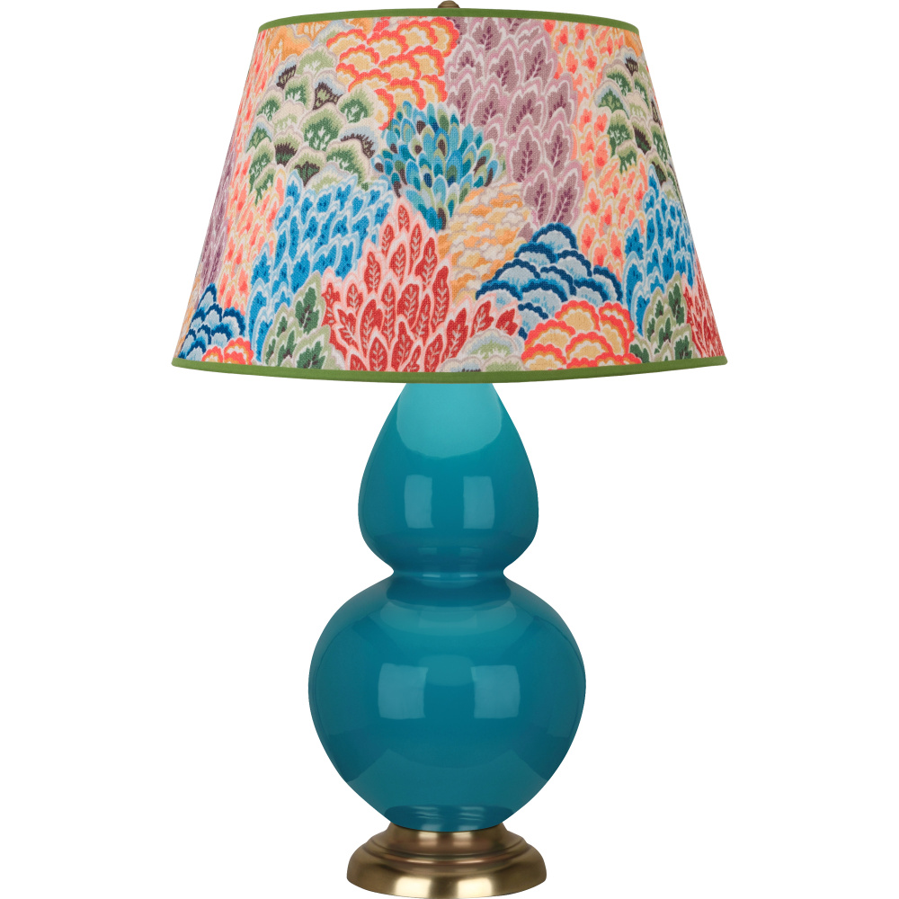 Peacock Double Gourd Table Lamp