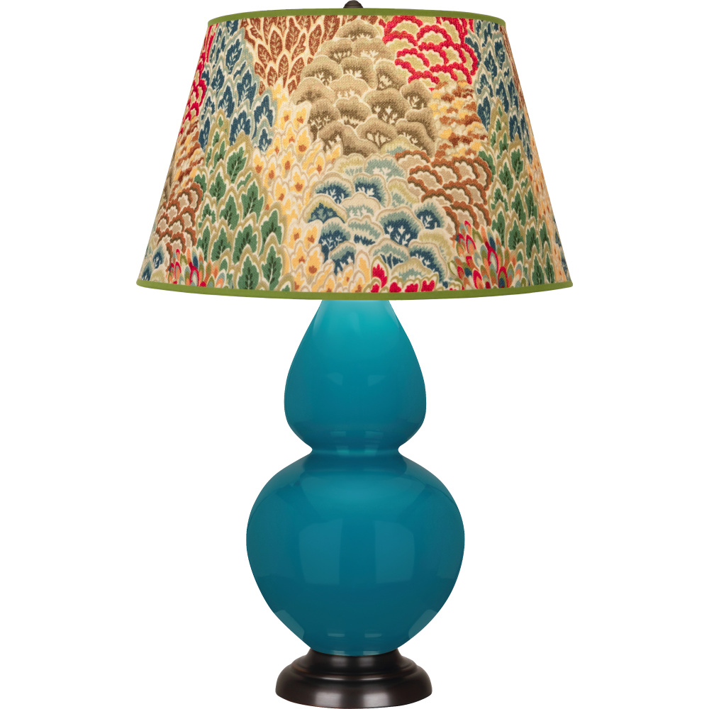 Peacock Double Gourd Table Lamp