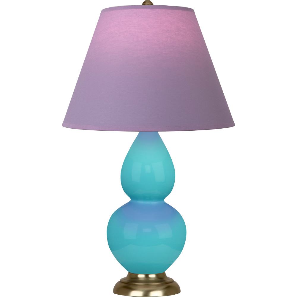 Egg Blue Small Double Gourd Accent Lamp