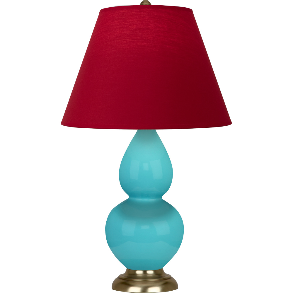 Egg Blue Small Double Gourd Accent Lamp