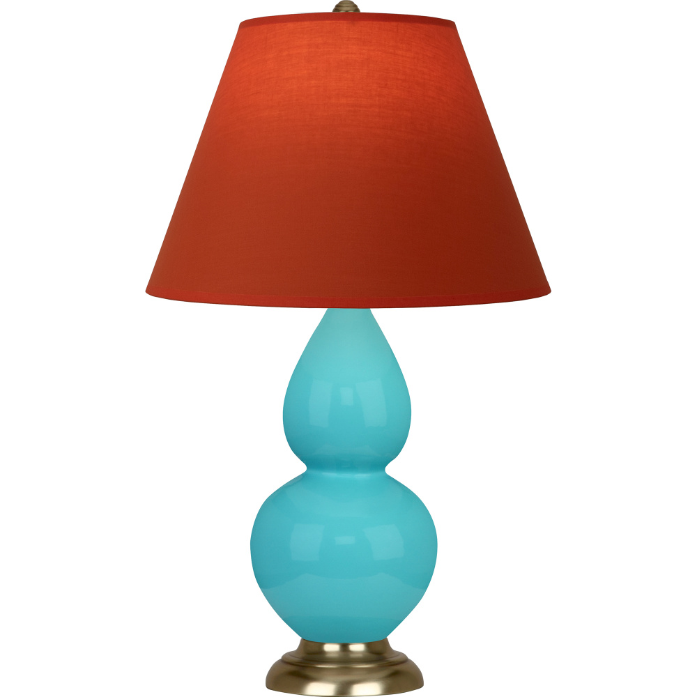 Egg Blue Small Double Gourd Accent Lamp