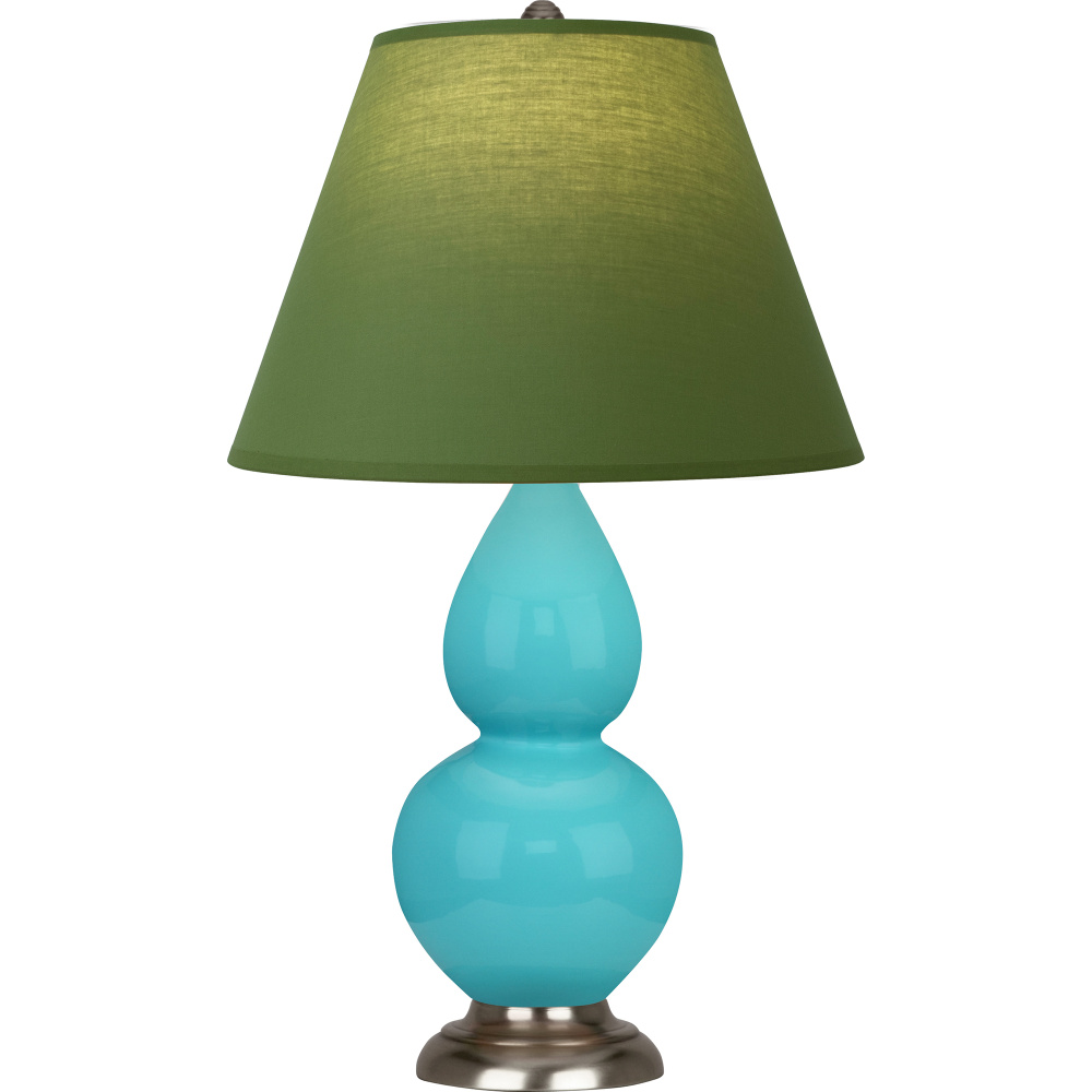 Egg Blue Small Double Gourd Accent Lamp