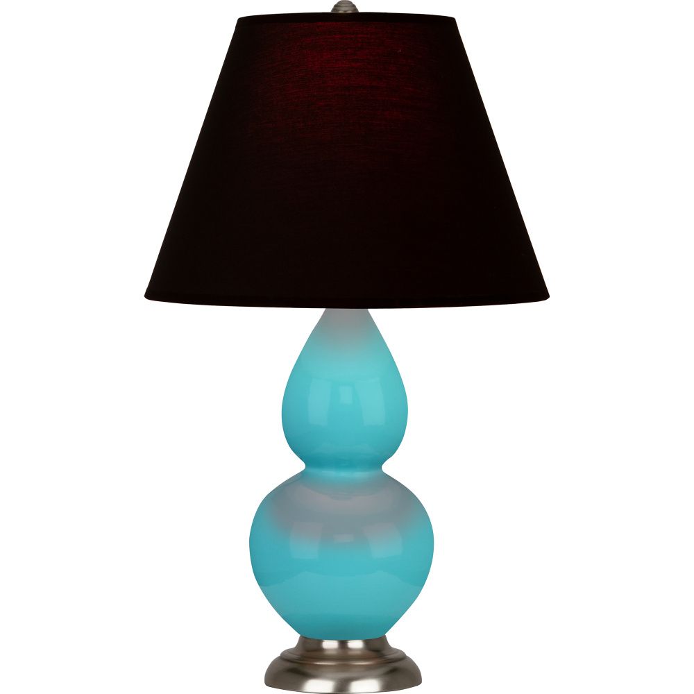 Egg Blue Small Double Gourd Accent Lamp