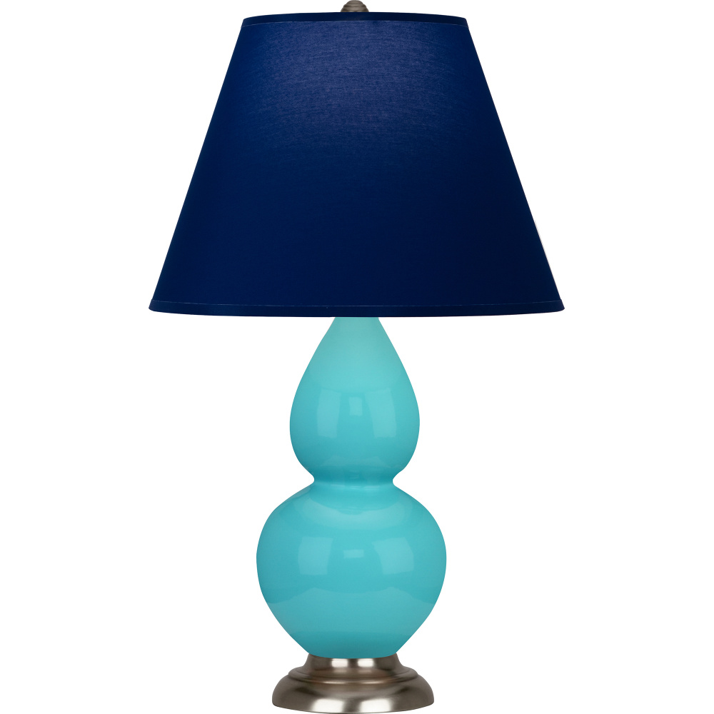 Egg Blue Small Double Gourd Accent Lamp