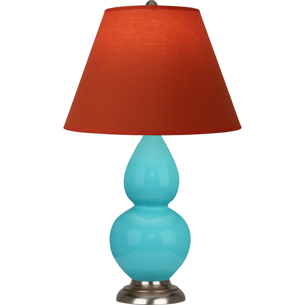 Egg Blue Small Double Gourd Accent Lamp