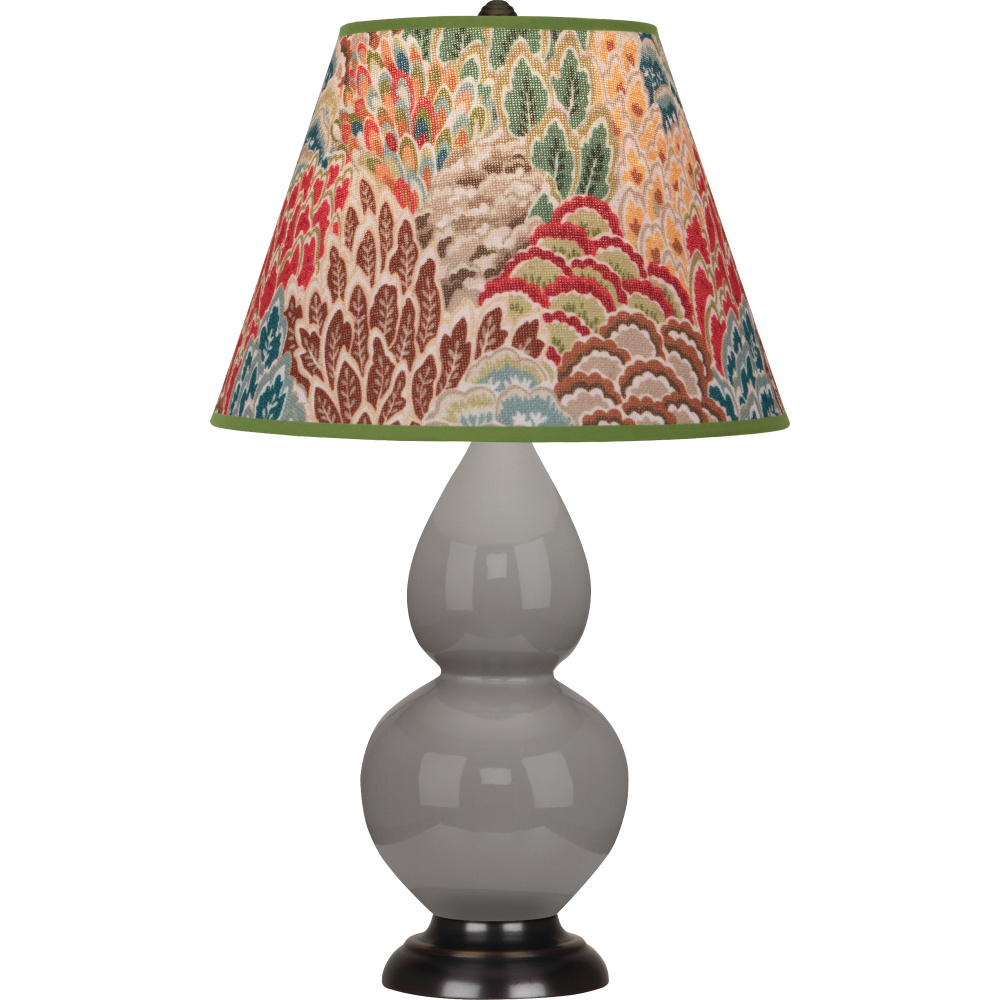 Smokey Taupe Small Double Gourd Accent Lamp