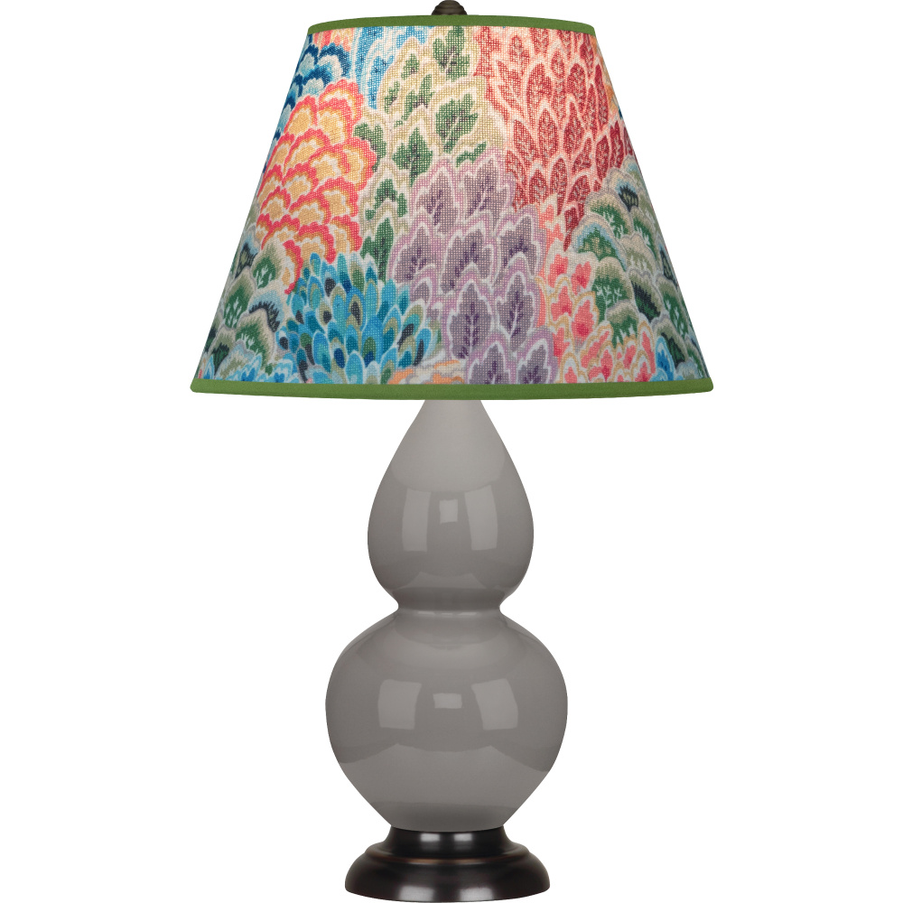 Smokey Taupe Small Double Gourd Accent Lamp