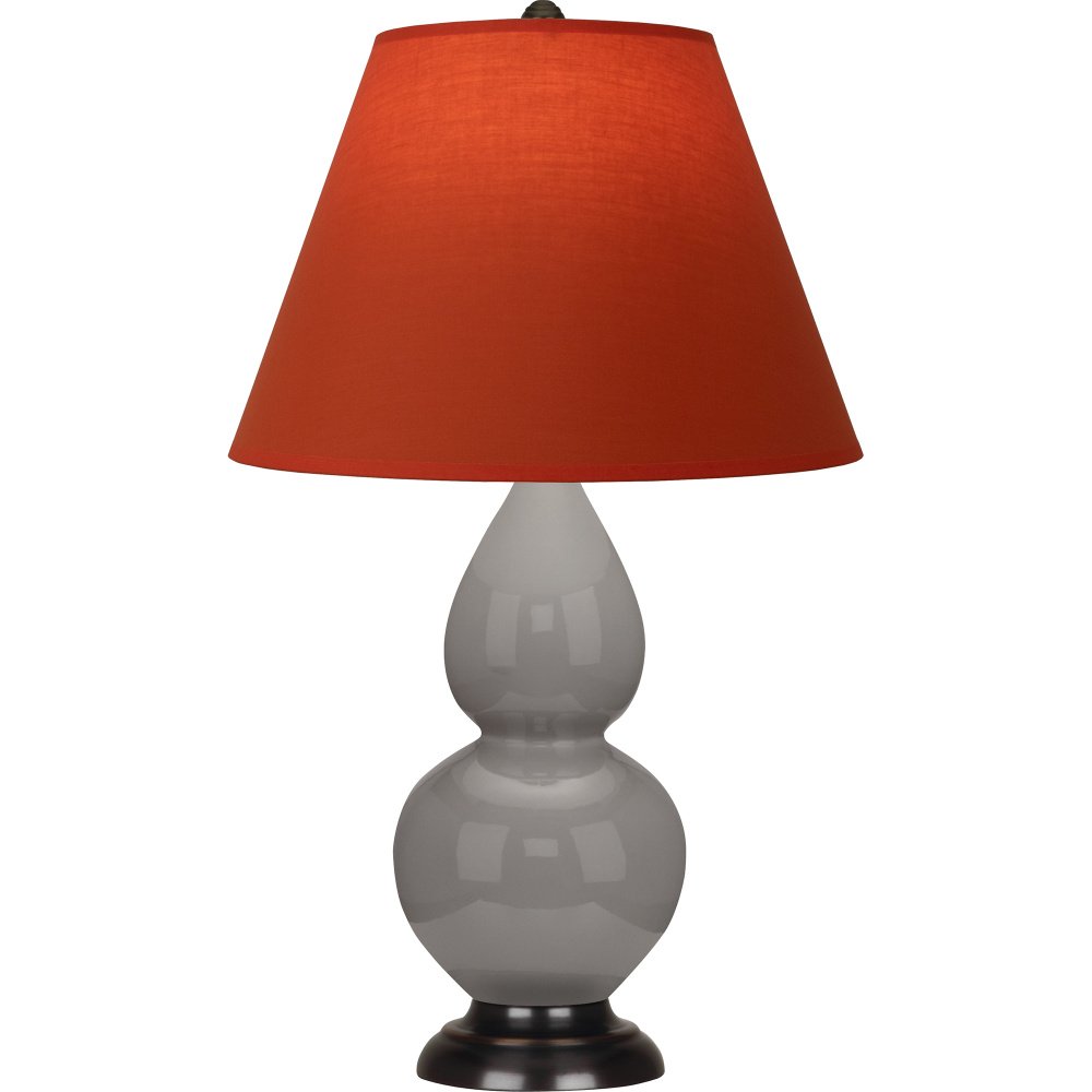 Smokey Taupe Small Double Gourd Accent Lamp