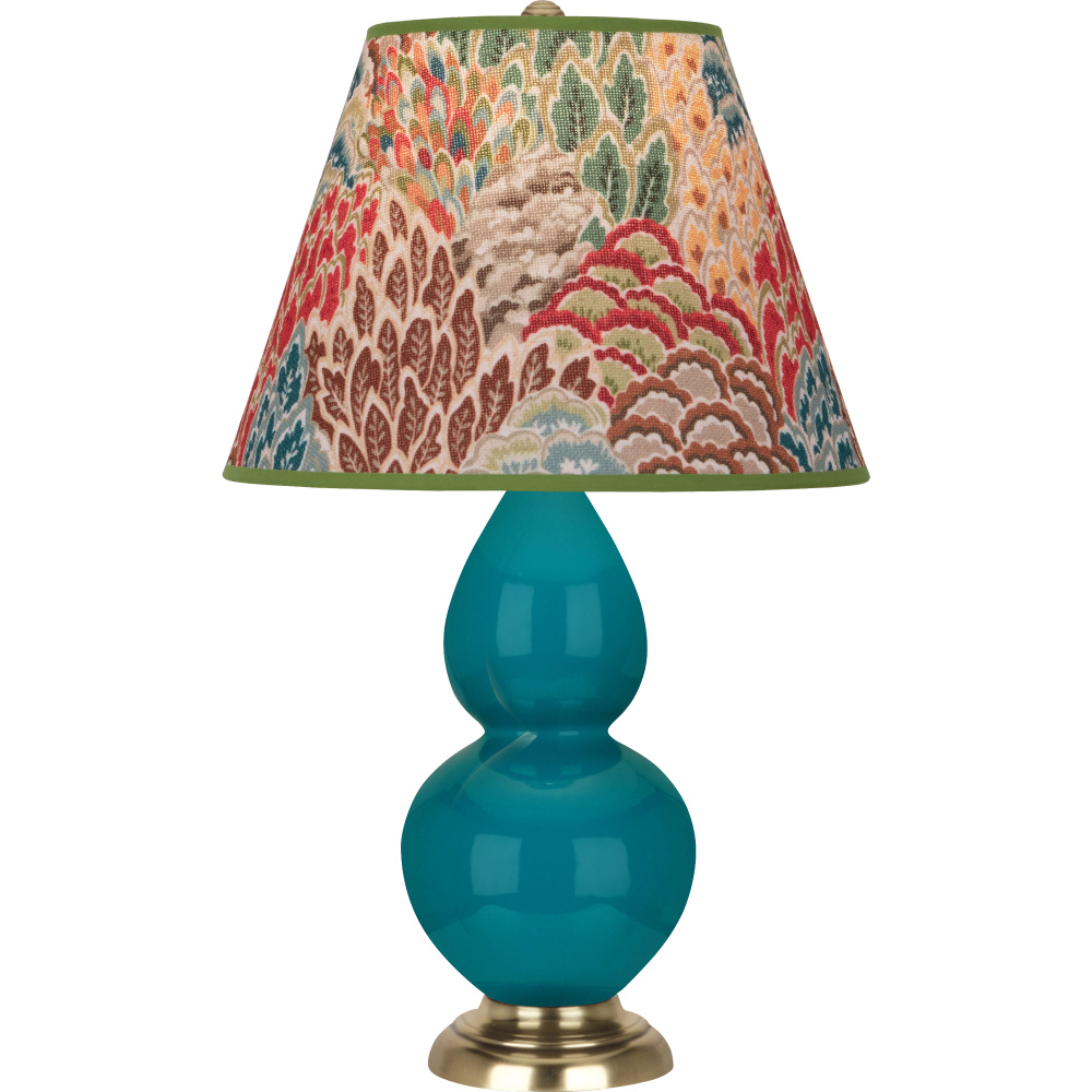 Peacock Small Double Gourd Accent Lamp