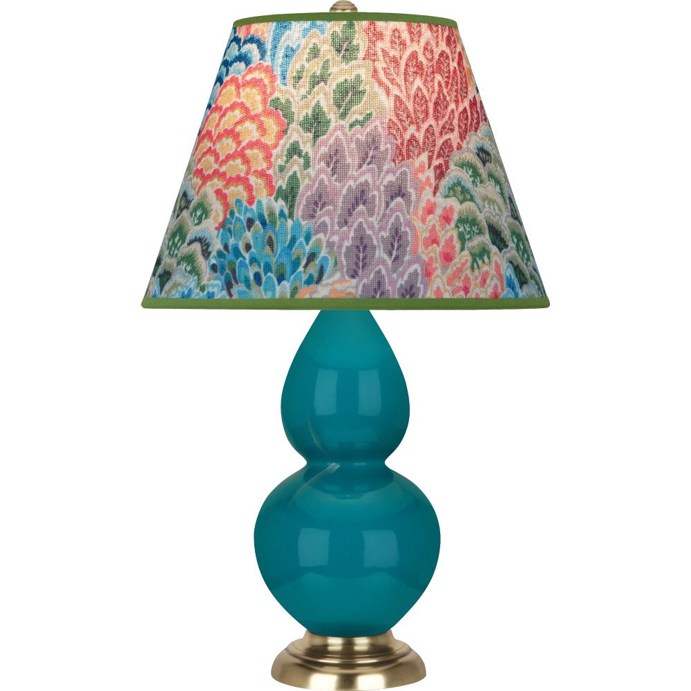 Peacock Small Double Gourd Accent Lamp