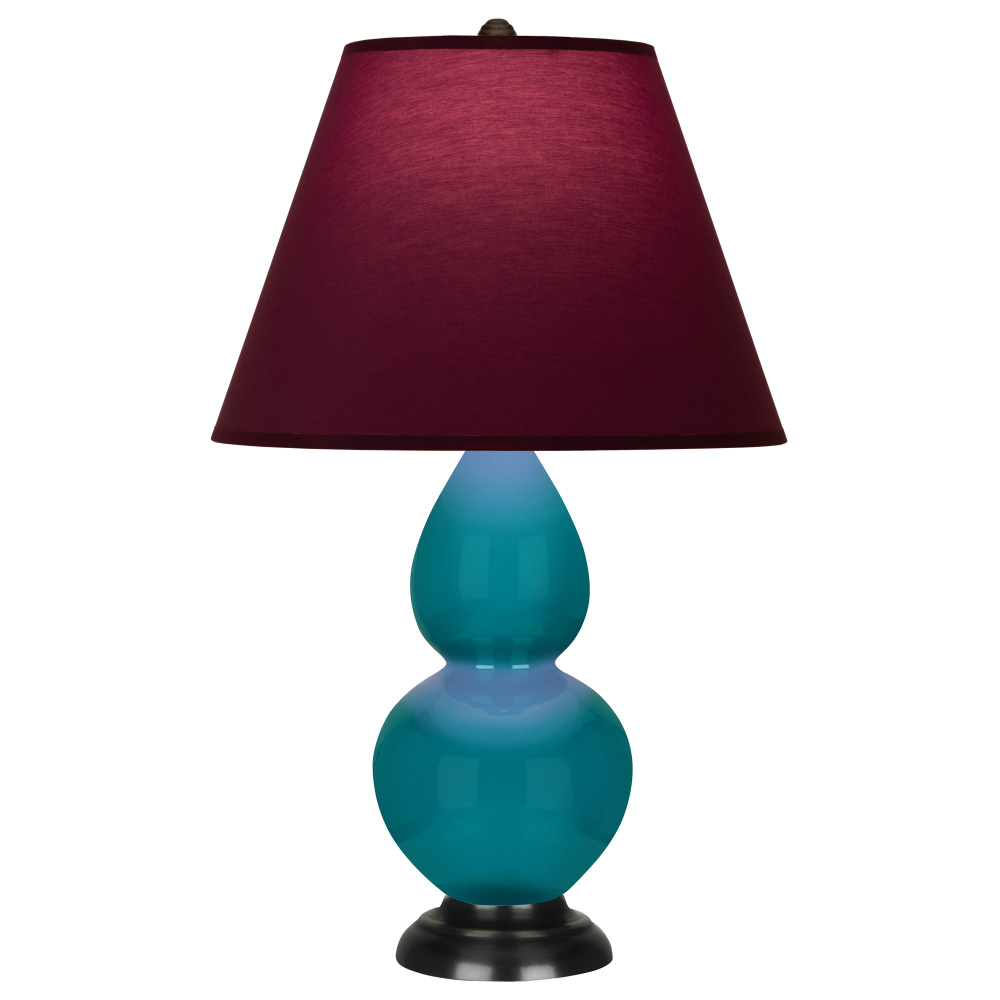 Peacock Small Double Gourd Accent Lamp