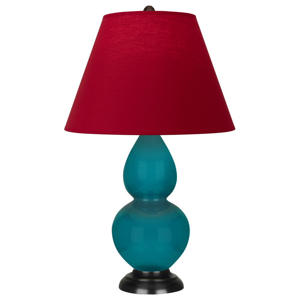 Peacock Small Double Gourd Accent Lamp