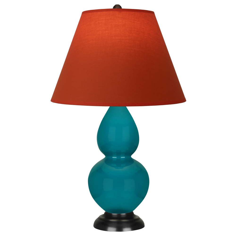Peacock Small Double Gourd Accent Lamp