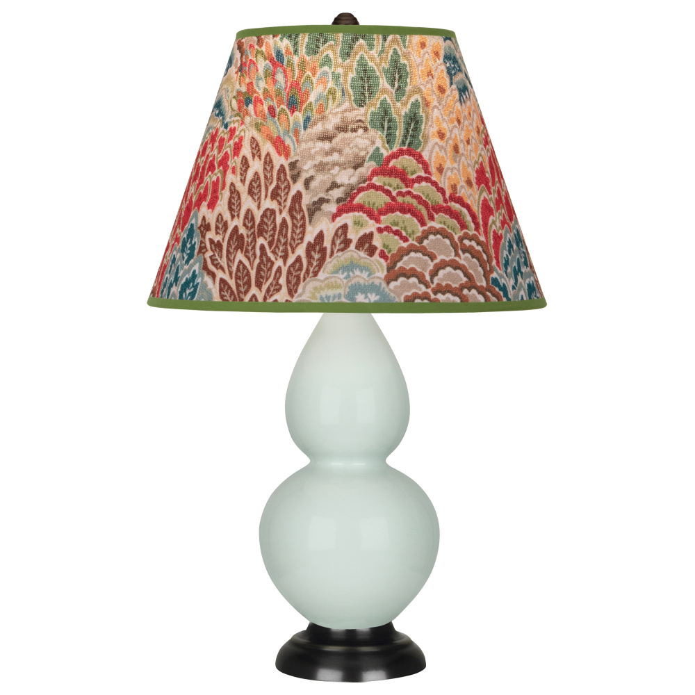 Celadon Small Double Gourd Accent Lamp