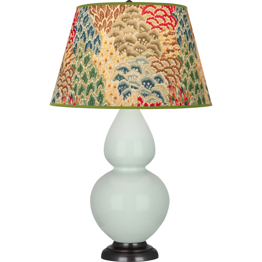 Celadon Double Gourd Table Lamp
