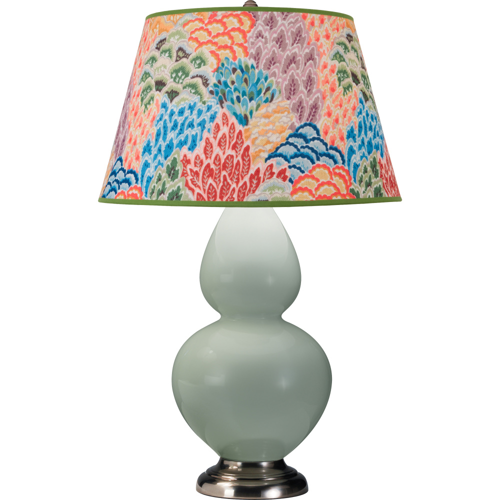 Celadon Double Gourd Table Lamp